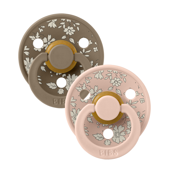 BIBS x LIBERTY Colour 2 Pack Capel Latex - Blush Mix