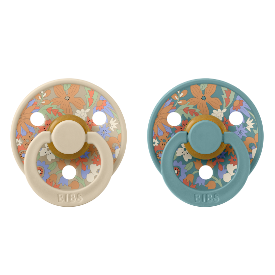 BIBS x LIBERTY Colour 2 Pack June Blossom - Vanilla Hush Mix