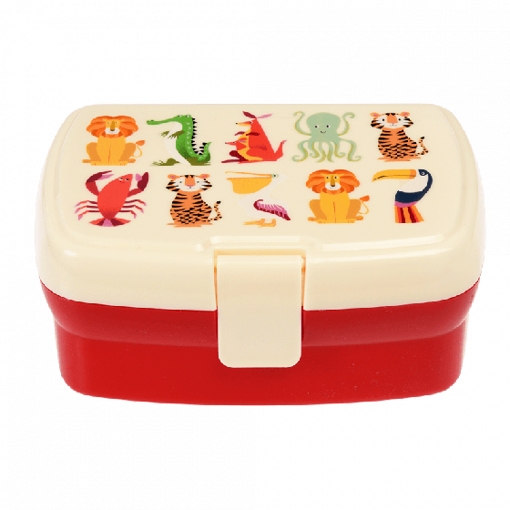 Lunch Box with Tray Colourful Creatures