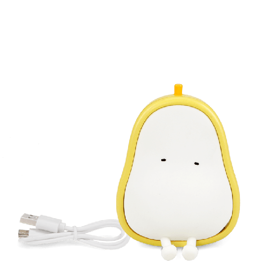 USB rechargeable dimmable night light - Kawaii Pear