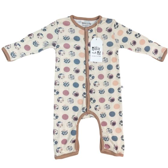 Baby Romper - Ditsy Dots