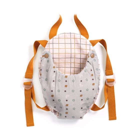 Dolls Carrier by Djeco - Blue Grey