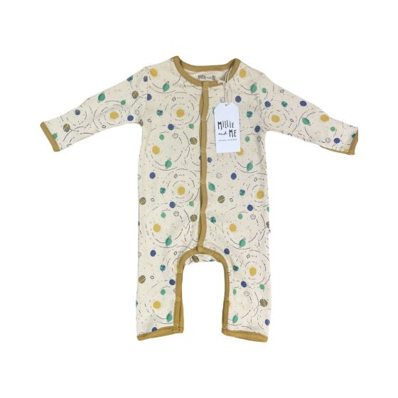 Galaxy Romper - Green and Blue