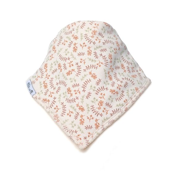 Printed Leaf Bandana Bib