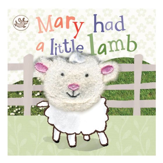Mary Little Lamb Chunky Finger Puppet Book