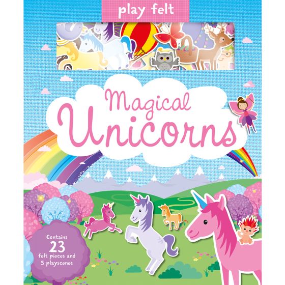 Magical Unicorns Play Felt Book