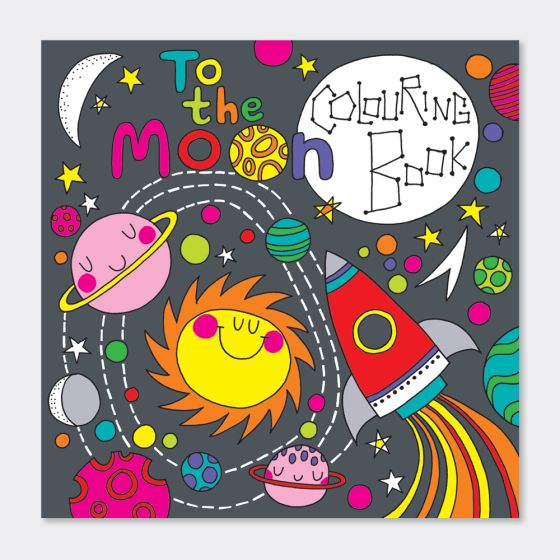 Colouring Book - To the Moon