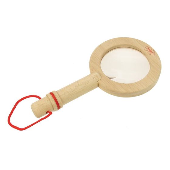 Wooden Handled Magnifying Glass