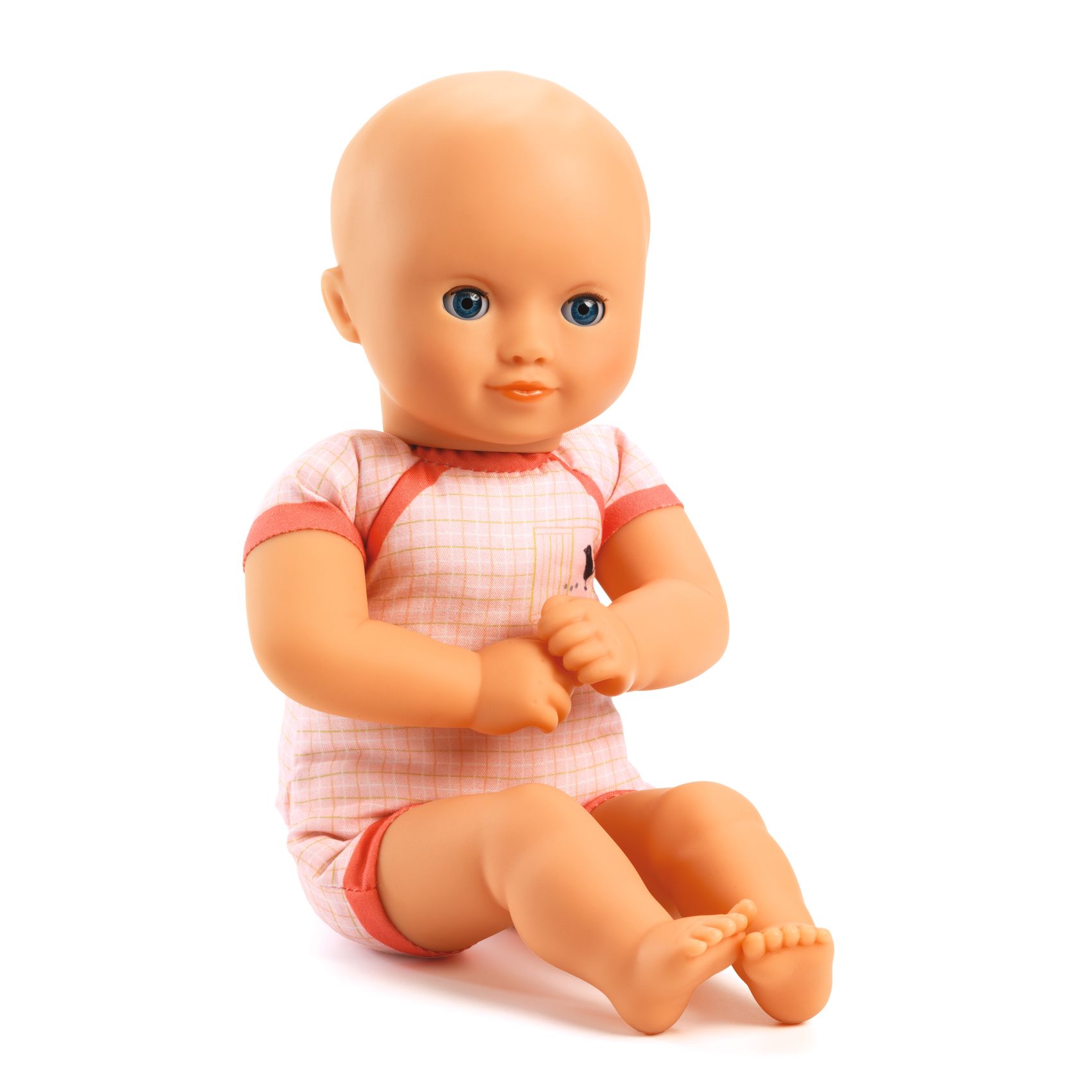 Djeco Pomea Doll - Baby Alba Dressed